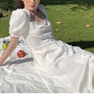 Tiffany studios “Jaclyn dress- White edition”